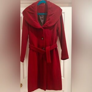 Calvin Klein Red Women's Coat
